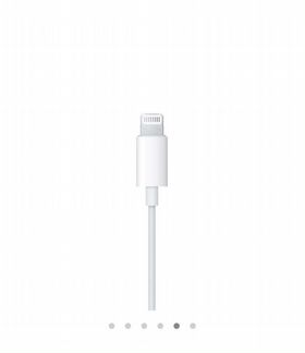 Наушники apple earpods lightning