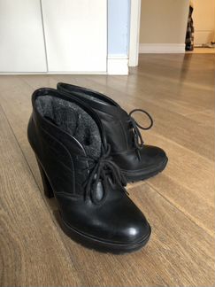 Ботильоны кожаные Calvin Klein 38