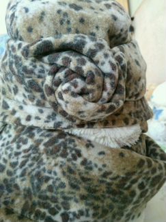 Шляпа и шарф шерсть