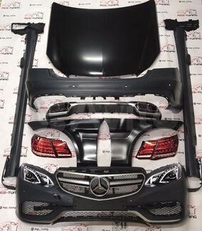 Комплект рестайлинга E-class w212 E63 AMG + Оптика