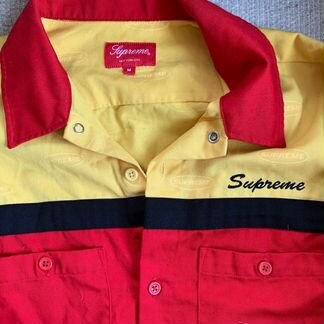 Мужская рубашка c карманами supreme