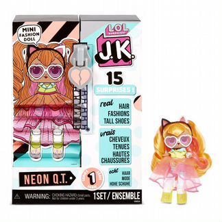 LOL Surprise JK Neon Q.T. Mini Fashion Doll