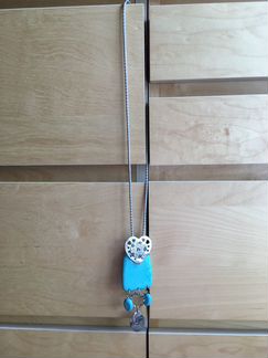 Подвеска цвета бирюзы и серебра