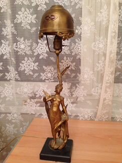 Лампа настольная Бронза начало хх века