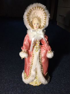 Кукла «Барышня в шляпке»