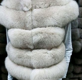 Жилетки из песца