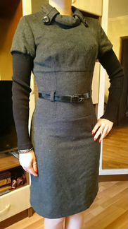 Красивое шерстяное платье на зиму осень