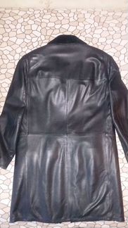 Кожаная дублёнка