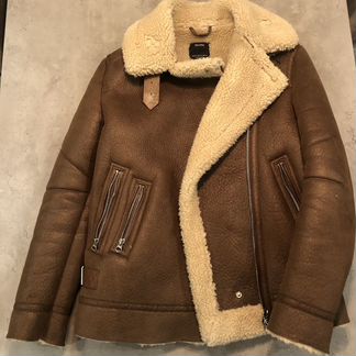 Дубленка женская авиатор