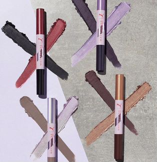 Двухцветные тени для век Puma Maybelline