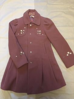 Пальто для девочки, размер 128