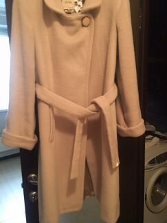 Пальто шерсть, альпака. 48 размер