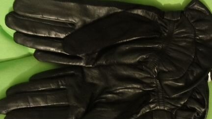 Перчатки новые, кожано-замшевые