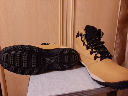 Высокие зимние ботинки cropp кожа новые