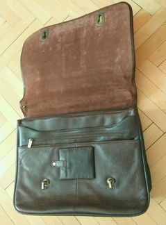 Кожаный портфель