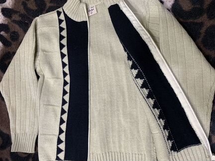 Джемпер вязаный на молнии