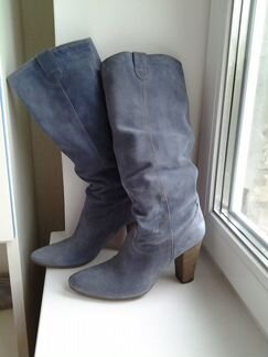 Сапоги замша р.38 (Италия) демисезон