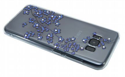 Чехол-накладка для Samsung G950F S8 fashion TPU стразы Полевые цветы вид 3