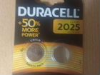 Батарейка Duracell cr2025 новые в упаковке