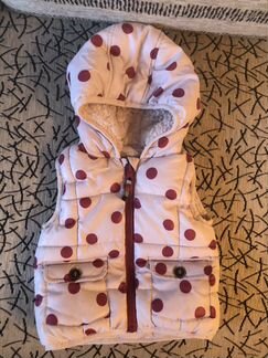 Жилетка/безрукавка Zara, sweetberry размер 9месяце