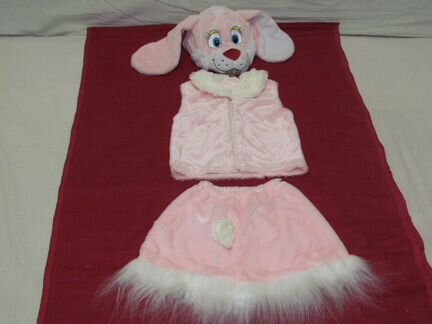 Новый Костюм Зайка розовая зайчик заяц зайчонок
