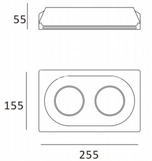 Встроенный светильник белый MC-9234N