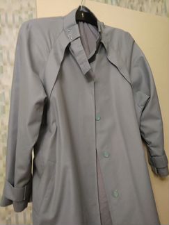 Плащ элегантный красивого серого цв- размер 52-54