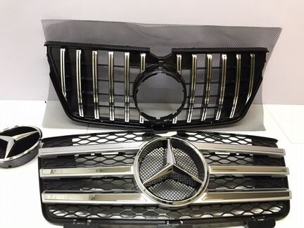 Решетка радиатора Mercedes GL x164 рестайлинг