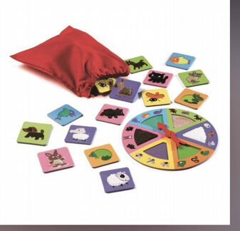 Djeco Тактильное лото Животные