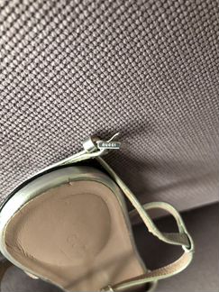 Кожаные босоножки Gucci Оригинал