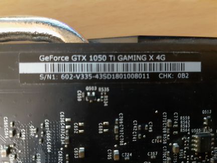 Видеокарта 1050 ti