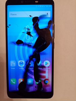 Смартфон Tecno camon x ca 7 битый - рабочий