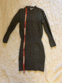 Вязанное платье