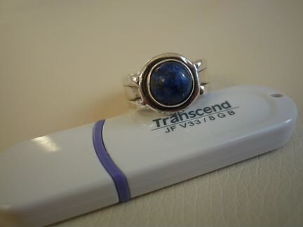 Кольцо с лазуритом. Индия