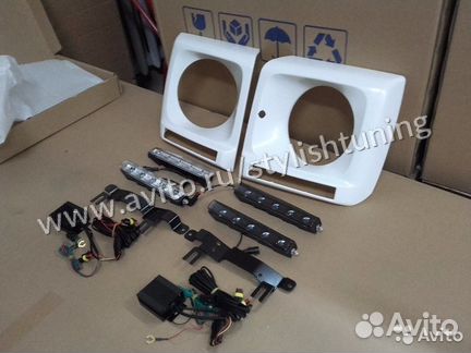 Mercedes G463 очки с черными ходовыми