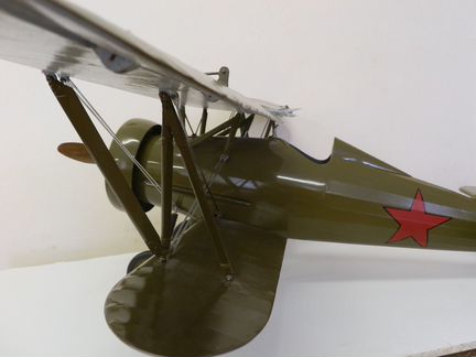 Музейная модель копия самолёта И 5 в масштабе 1:9