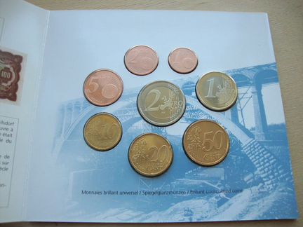 Люксембург 2002 2003 наборы евро Буклет 4 шт