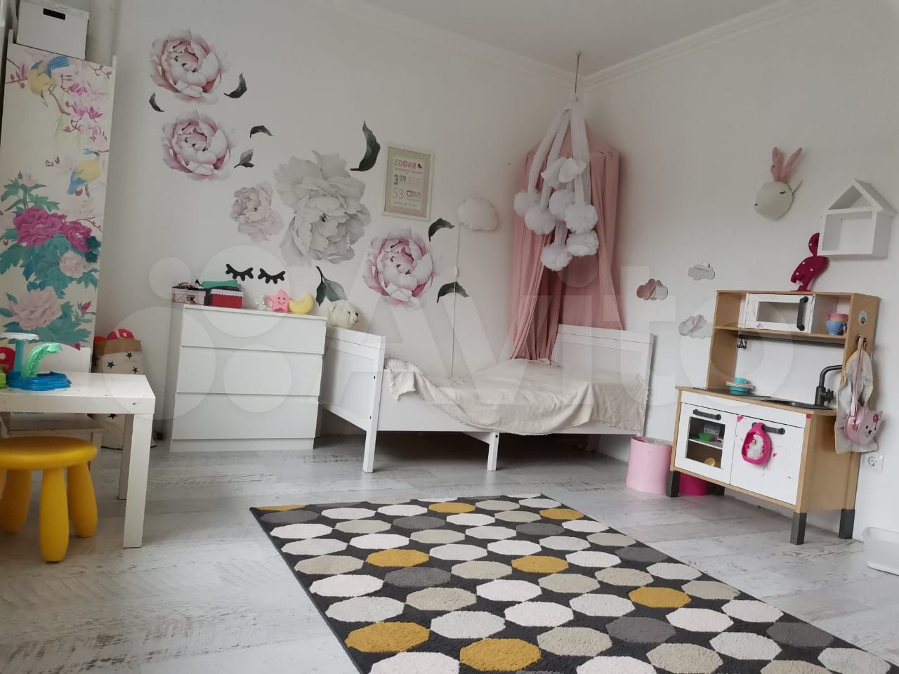 3-room apartment, 80 m2, 2/9 et.