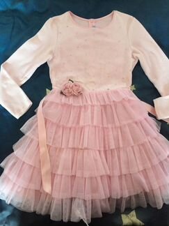 Велюровое платье Маленькая леди, 140-68(маломерка)