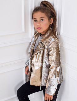 Куртка/косуха пайетками, р.116 5/6 лет новая