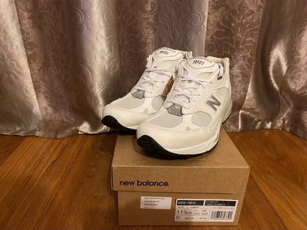 New Balance M991WHI Кожа made in UK US11.5/EU45.5