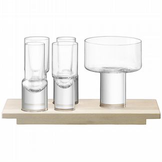 Набор из 4 стопок и менажницы Vodka Lsa Internatio