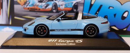Porsche 911 (991) Targa 4S The Nederland 1/43