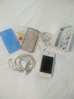 Телефон iPhone 4S, White, 8Gb