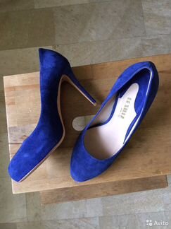 Туфли женские фиолетовые замшевые размер 37