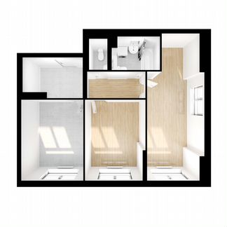 2-к квартира, 59.3 м², 10/17 эт.