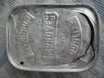 Банка 1941г. Вермахт. Сух. пай, шпроты Норвегия