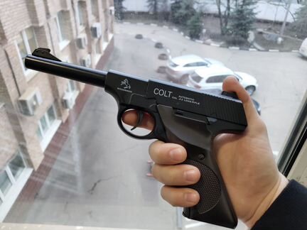 Металлический пистолет Colt Woodsman, калибр 6мм