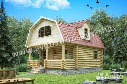Сруб дома