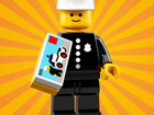 Редкая Lego минифигурка Классического Полицейского